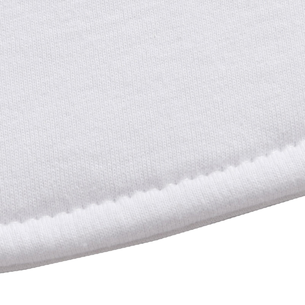 Little Tots burp cloths show sturdy edge stitching for long-lasting durability.