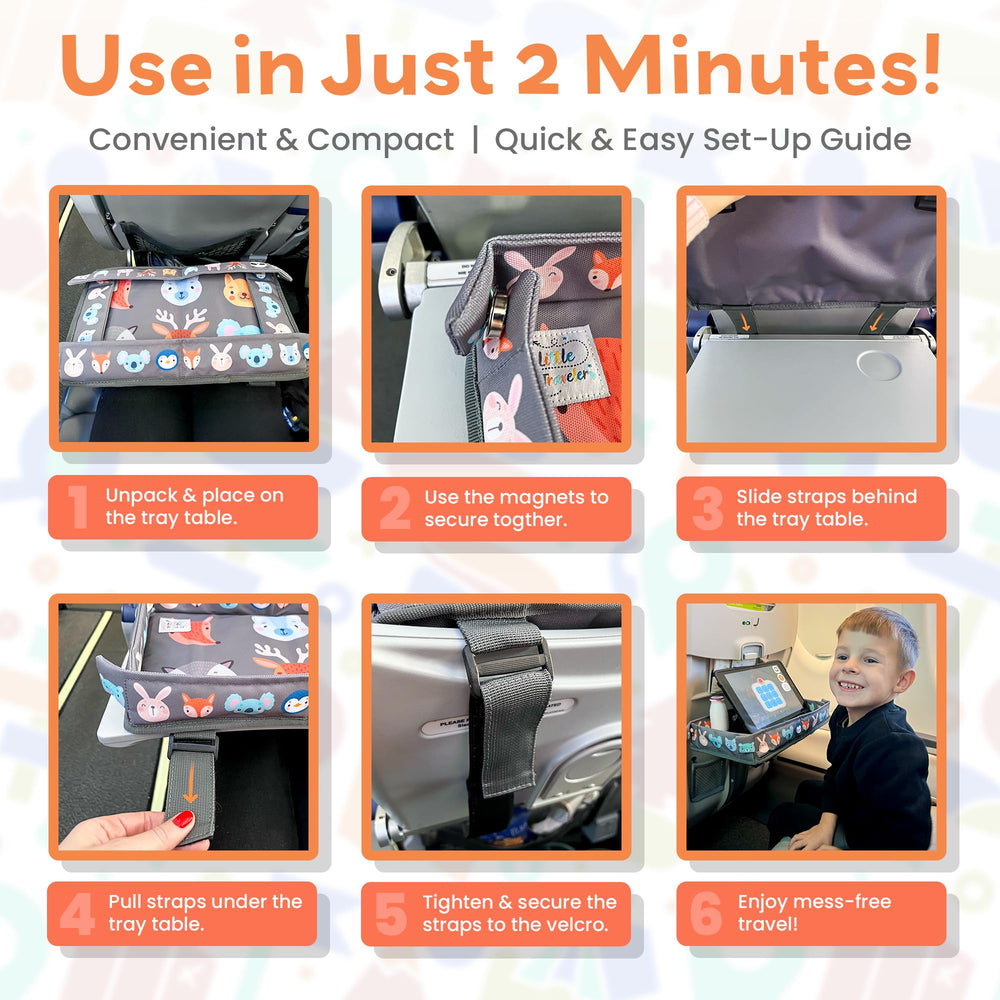 Little Traveler kids-travel-essentials cover supports calm journeys by reducing mess.