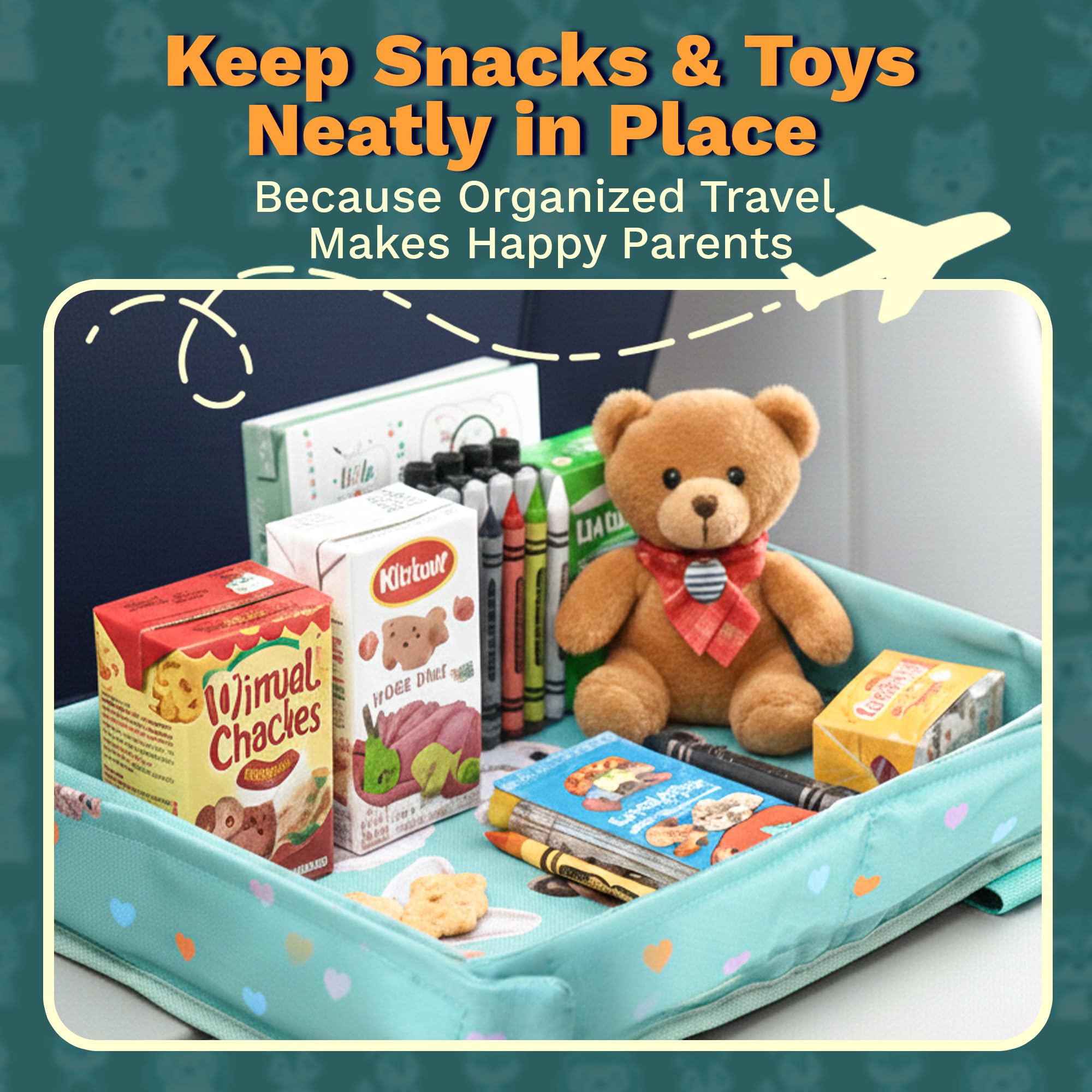 Little Traveler ideal for airplane bus train or high chair setups