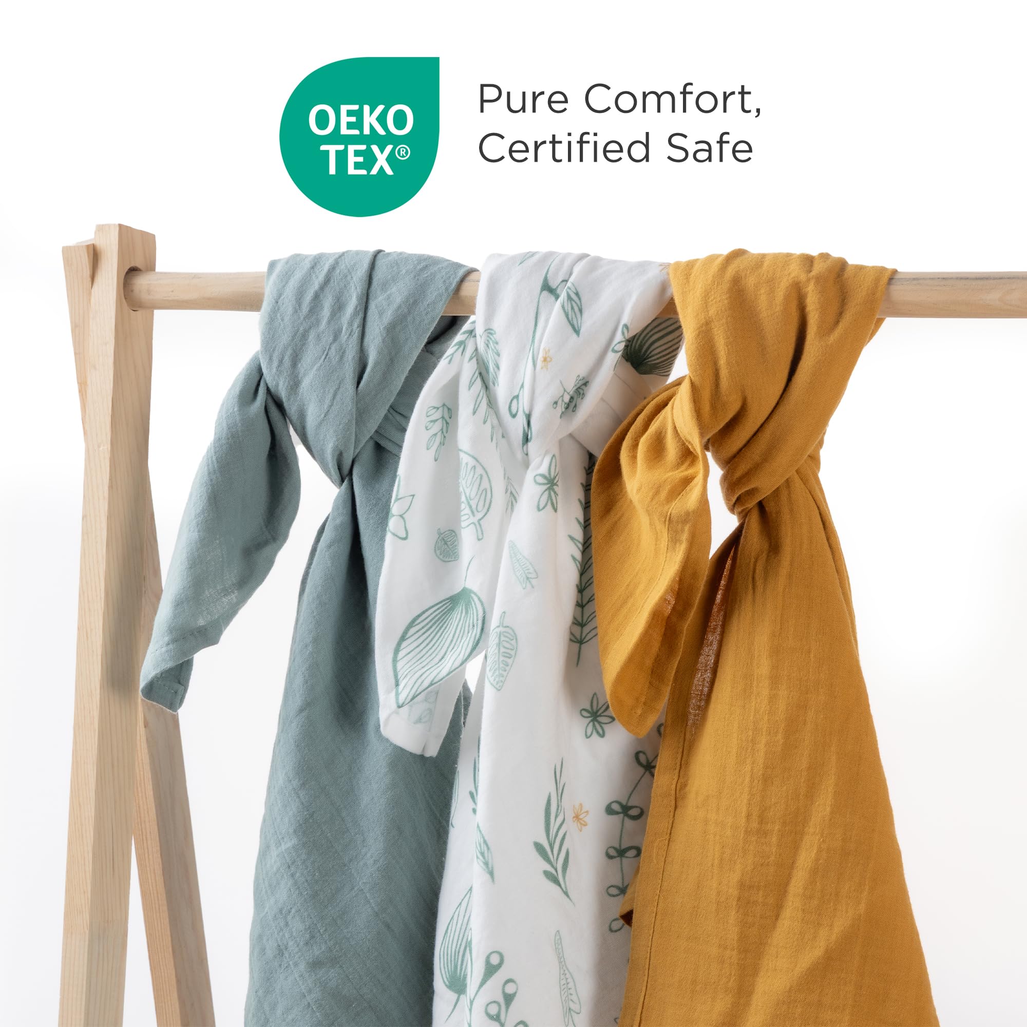 OEKO-TEX certified fabric from LITTLE TRIPLETS means chemical-safe materials