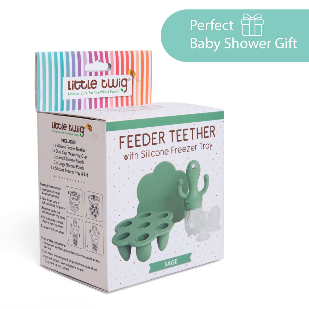 Little Twig baby food freezer setup ready for convenient prep.
