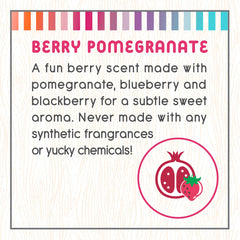 Bottle cap of Little Twig Berry Pomegranate Lotion ready for daily use