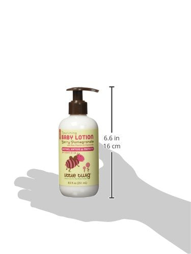 Little Twig Berry Pomegranate Lotion vegan and gluten-free certification badge