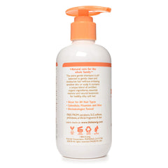 Little Twig Tangerine Shampoo foamy lather ready for easy rinsing during bath.