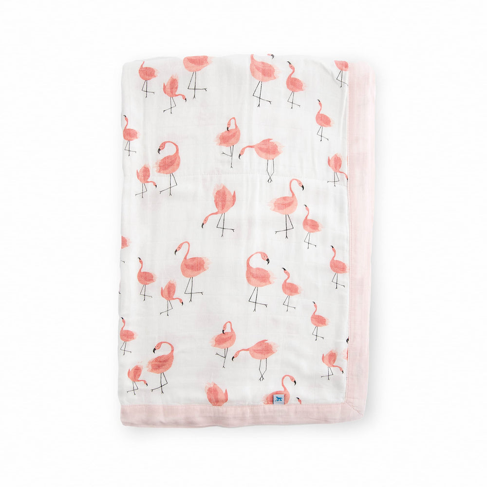 Little Unicorn Deluxe Muslin Quilt soft-snuggle for cozy baby snuggles and peaceful naps.