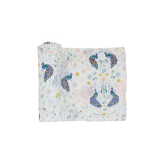 Little Unicorn Deluxe Swaddle in bamboo soft fabric offers gentle comfort for newborns