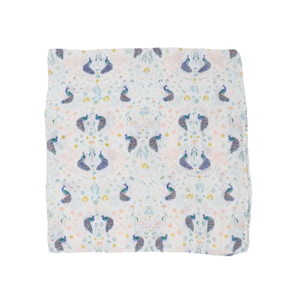Little Unicorn Deluxe Swaddle ready for newborn use with cozy versatile wrapping options
