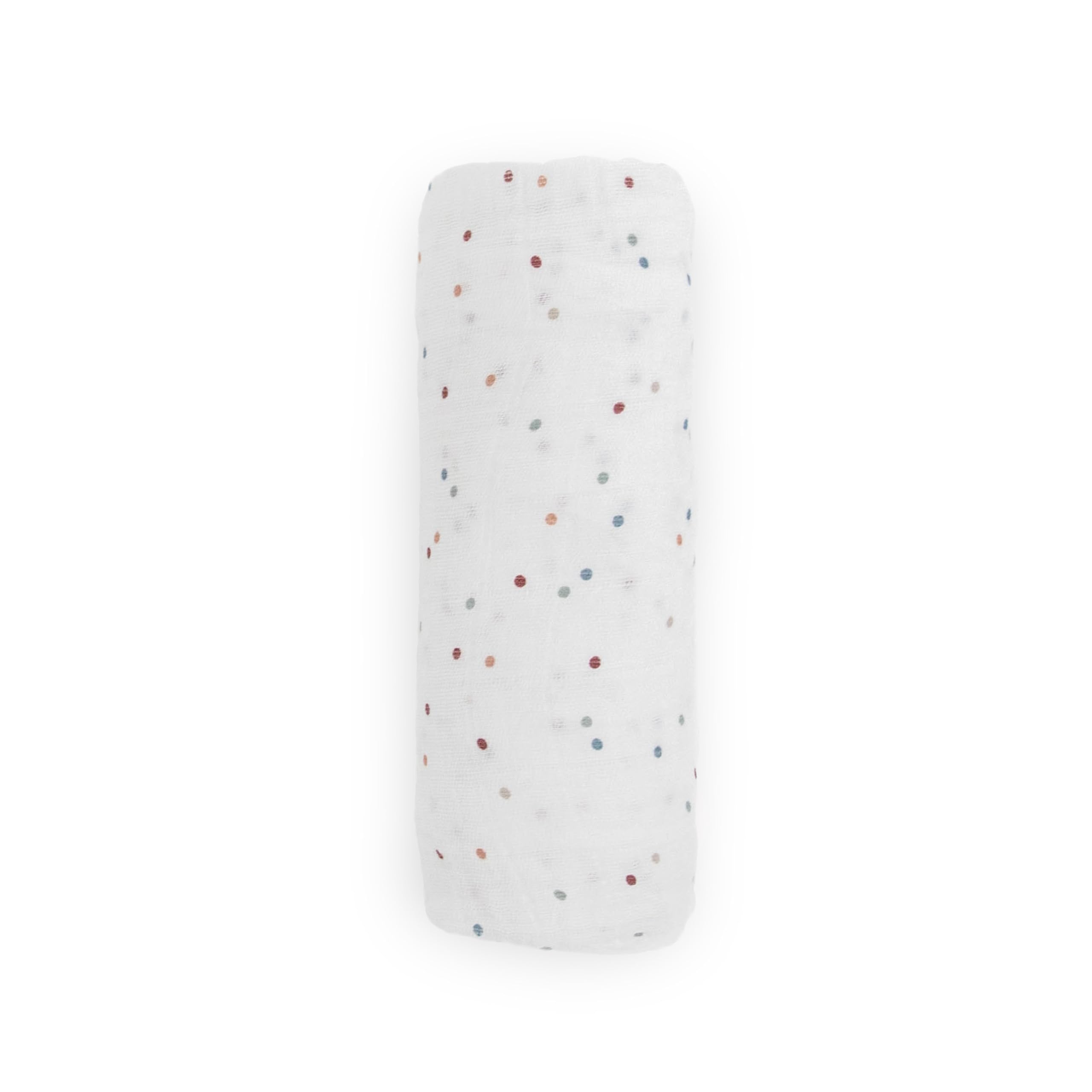 Little Unicorn dots swaddle bedtime routine provides soft warmth for night