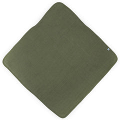 Little Unicorn Fern hooded towel terry fabric close-up showing softness