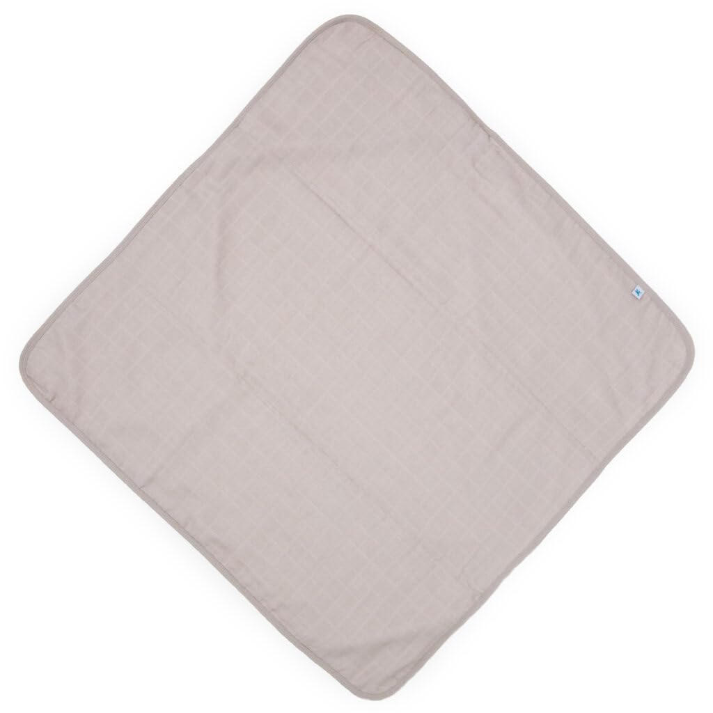 Little Unicorn hooded towel terry interior close-up highlights soft absorbent texture for quick drying.