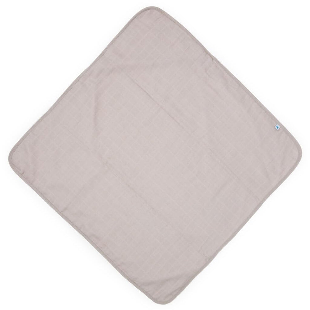 Little Unicorn hooded towel terry interior close-up highlights soft absorbent texture for quick drying.
