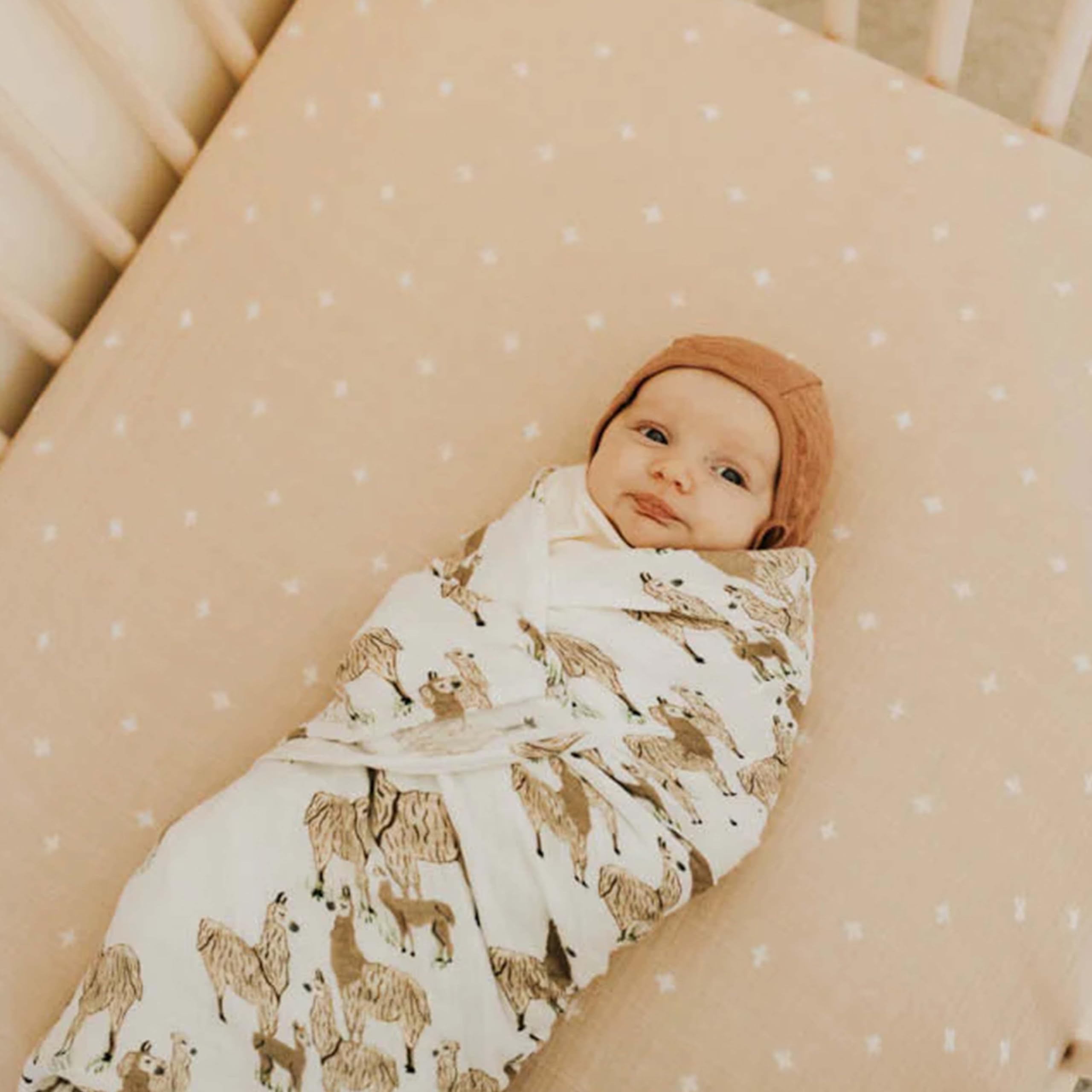 Little Unicorn machine-washable colorfast fabric stays vibrant after washes.