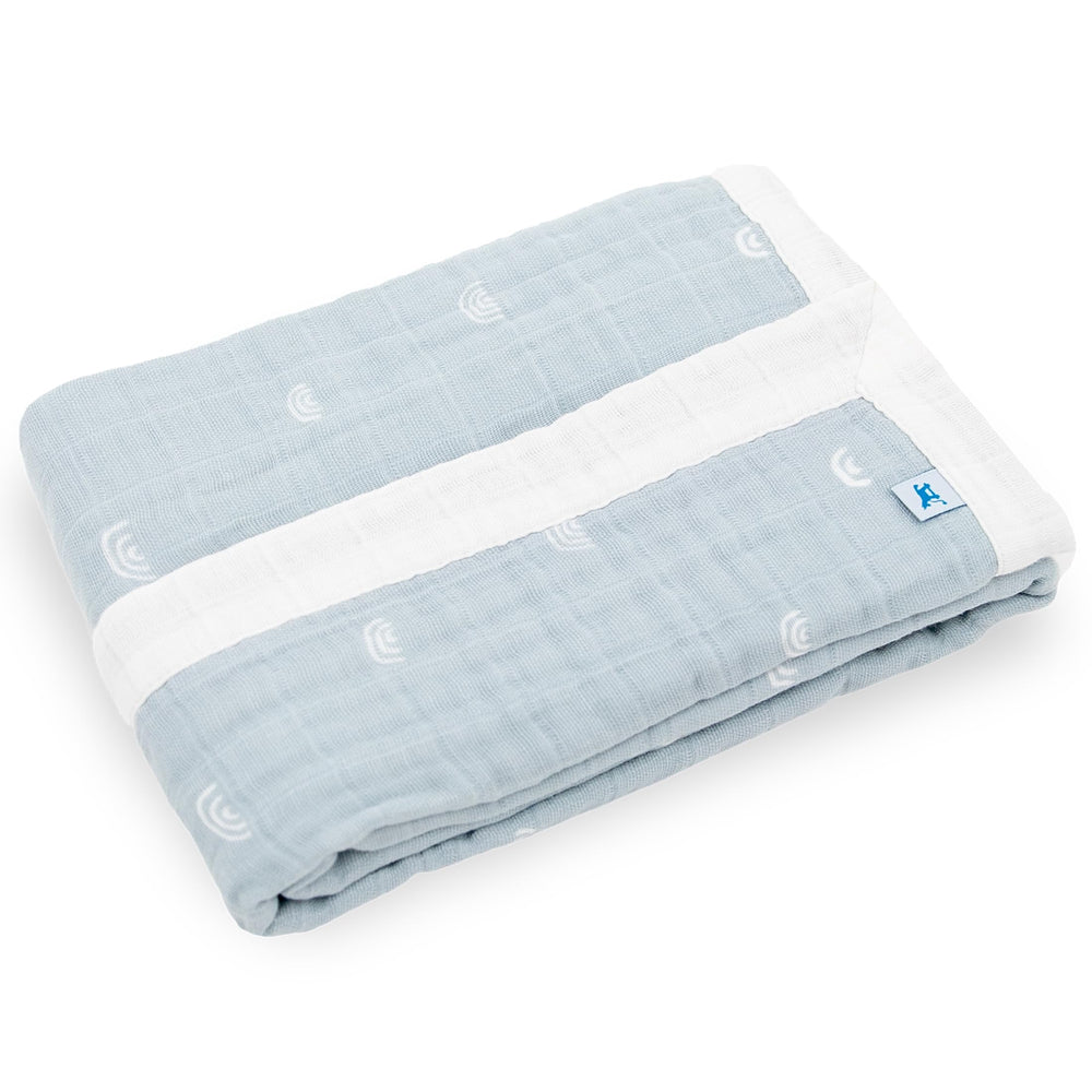 Little Unicorn quilt on-the-go snuggles: lightweight travel companion for day trips.