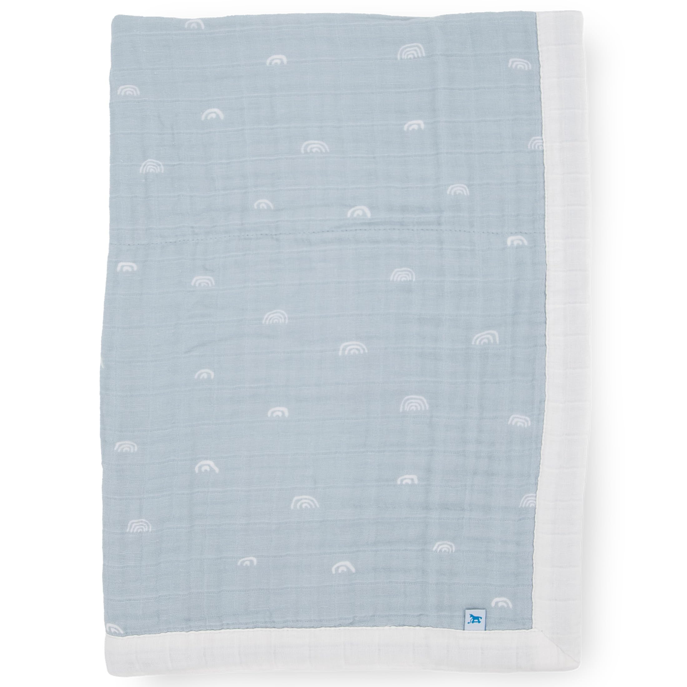 Little Unicorn newborn receiving quilt: soft muslin for gentle skin comfort.