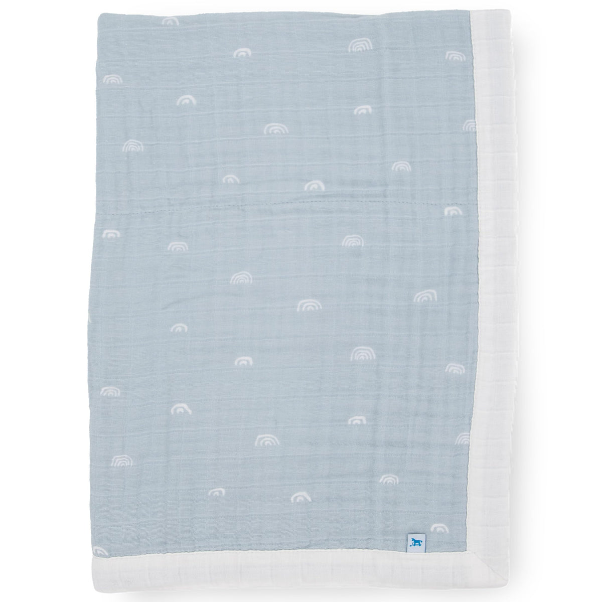 Little Unicorn newborn receiving quilt: soft muslin for gentle skin comfort.