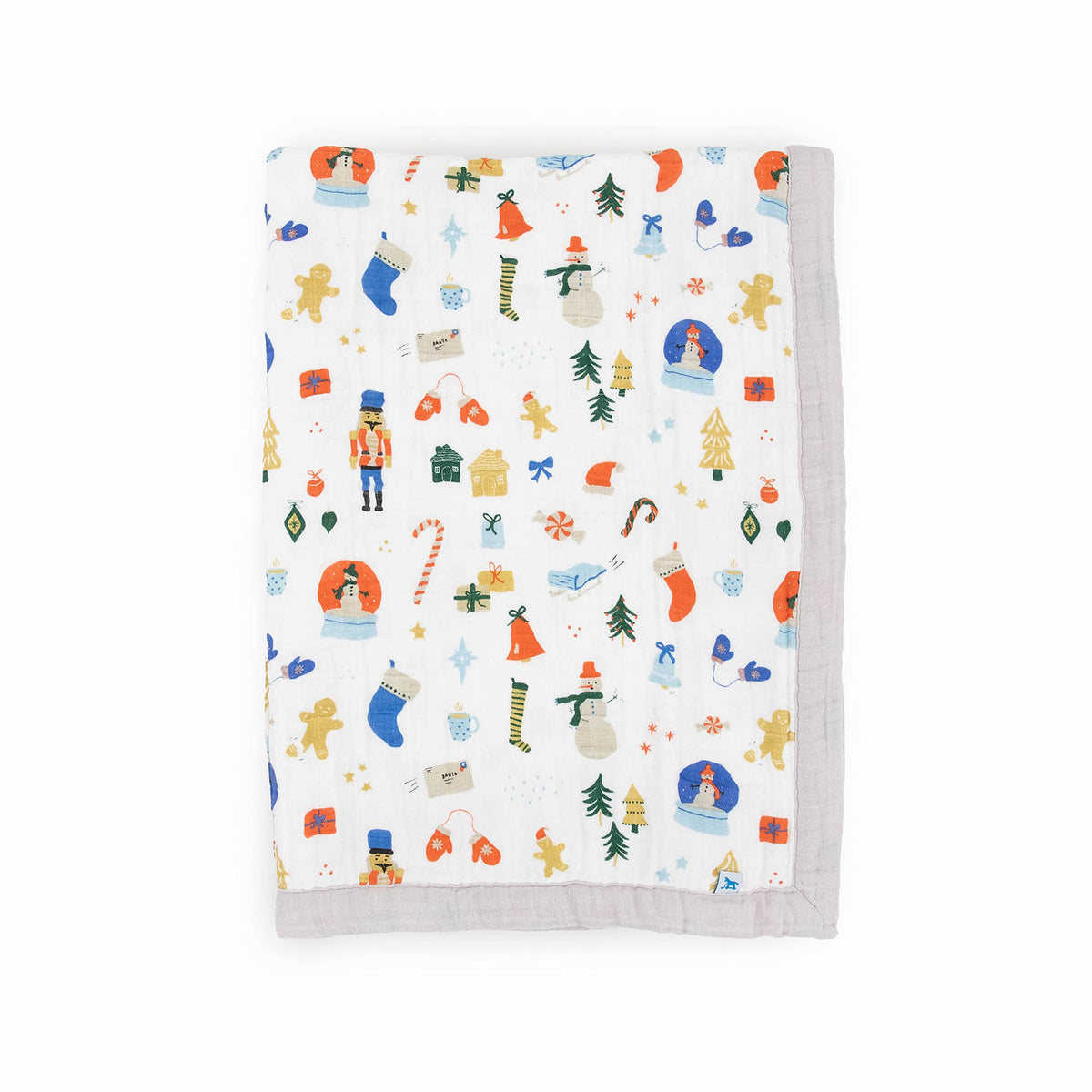 Little Unicorn newborn receiving quilt ultra soft muslin, perfect for cuddling during nap time