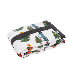 Little Unicorn on-the-go snuggle quilt ideal for stroller and car seat comfort.