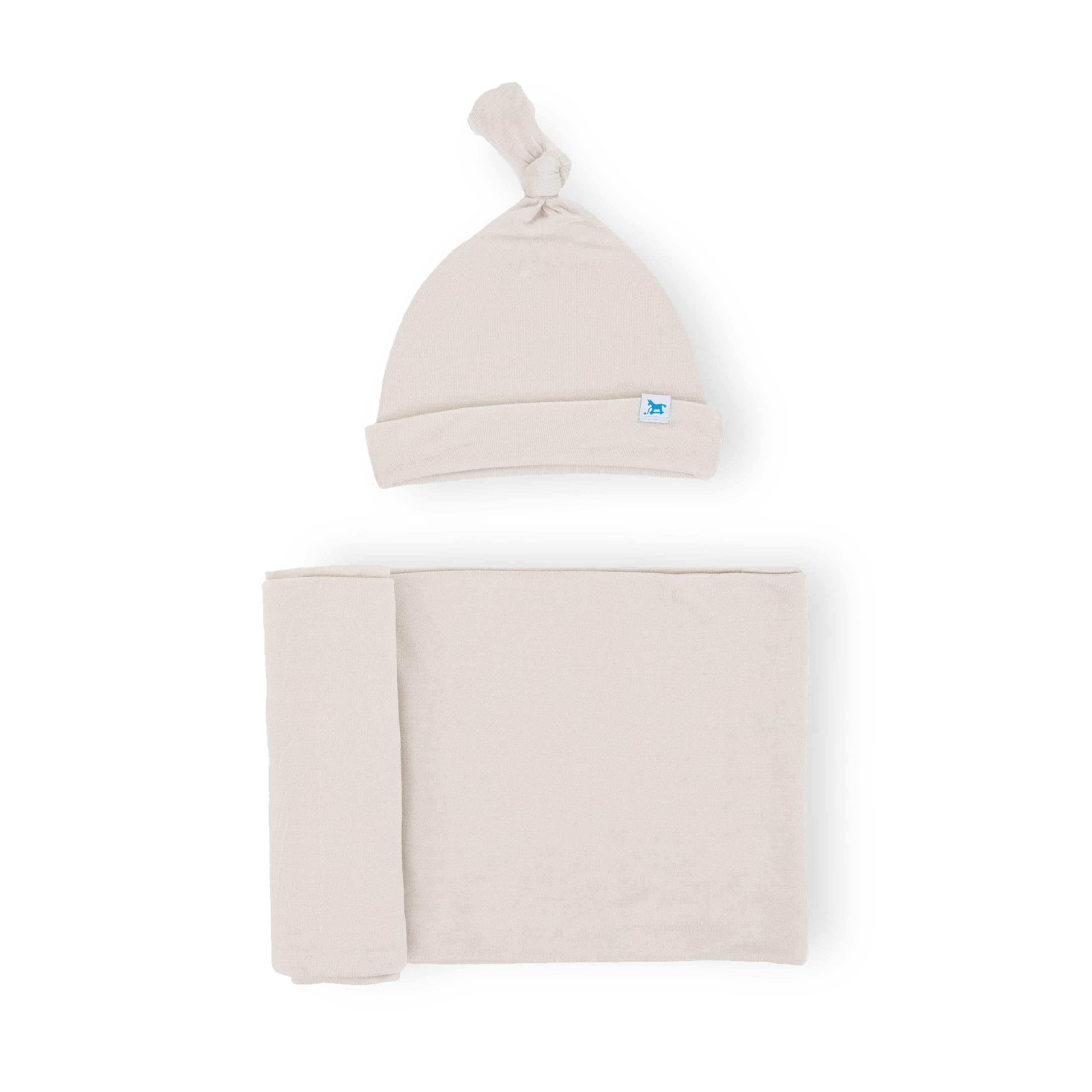 Little Unicorn Pebble stretch-knit swaddle blanket for ultra-soft newborn comfort