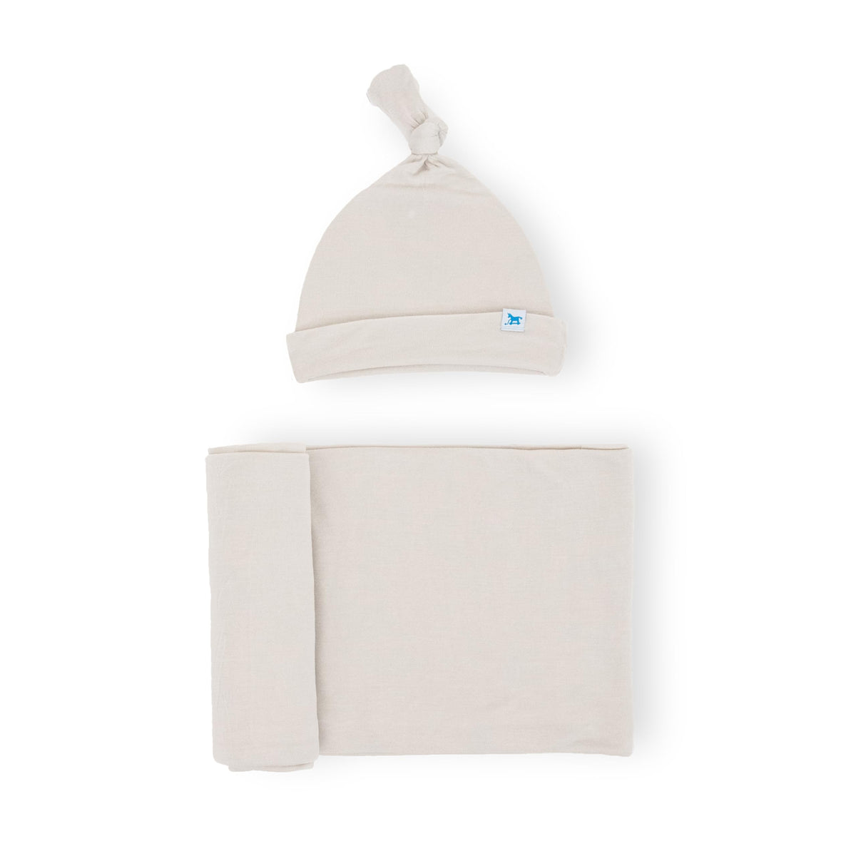 Little Unicorn Pebble stretch-knit swaddle blanket for ultra-soft newborn comfort