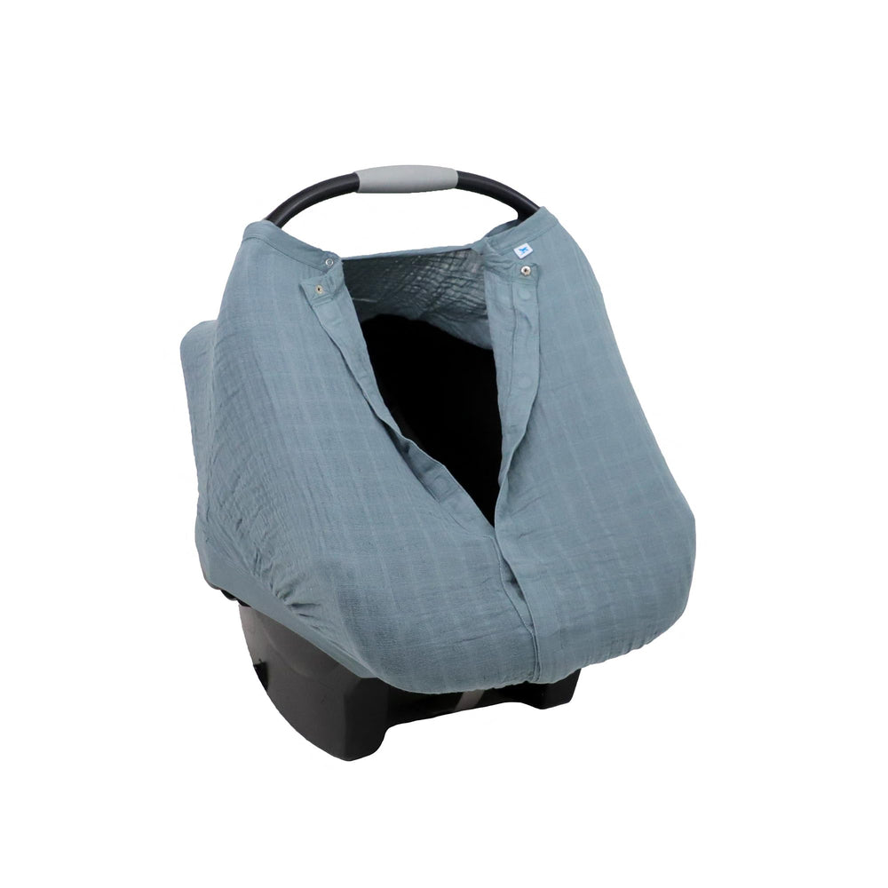 Little Unicorn Peek-a-Boo window with magnetic closure for quiet baby checks