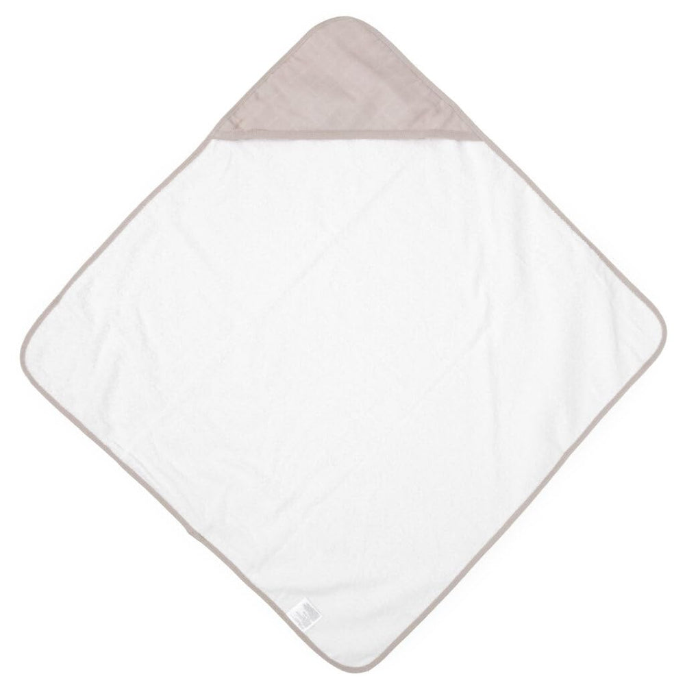 Little Unicorn porpoise hooded towel front view shows playful print and plush drying comfort.