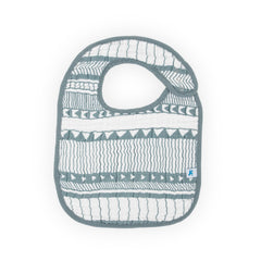 Little Unicorn Premium Classic Bib 3-pack printed patterns add handmade charm to nursery outfits.