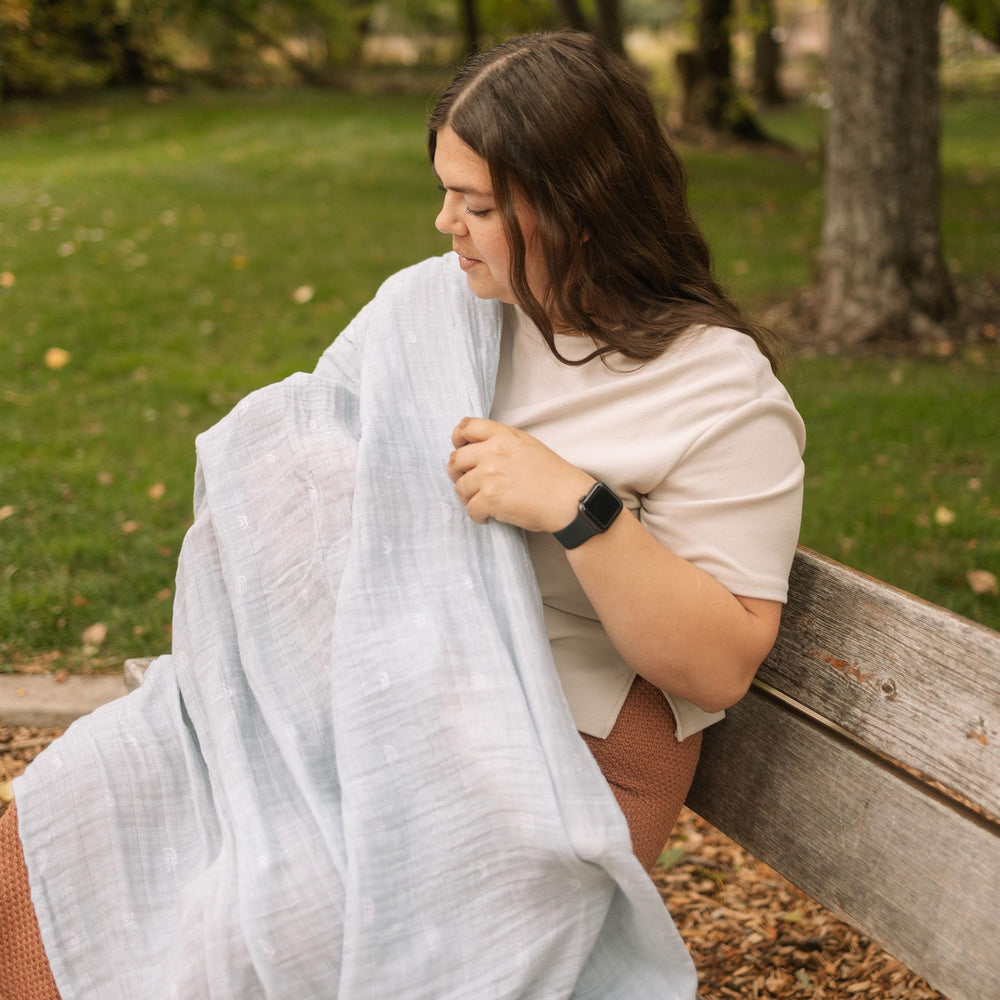 Little Unicorn swaddle car-seat wrap for travel comfort
