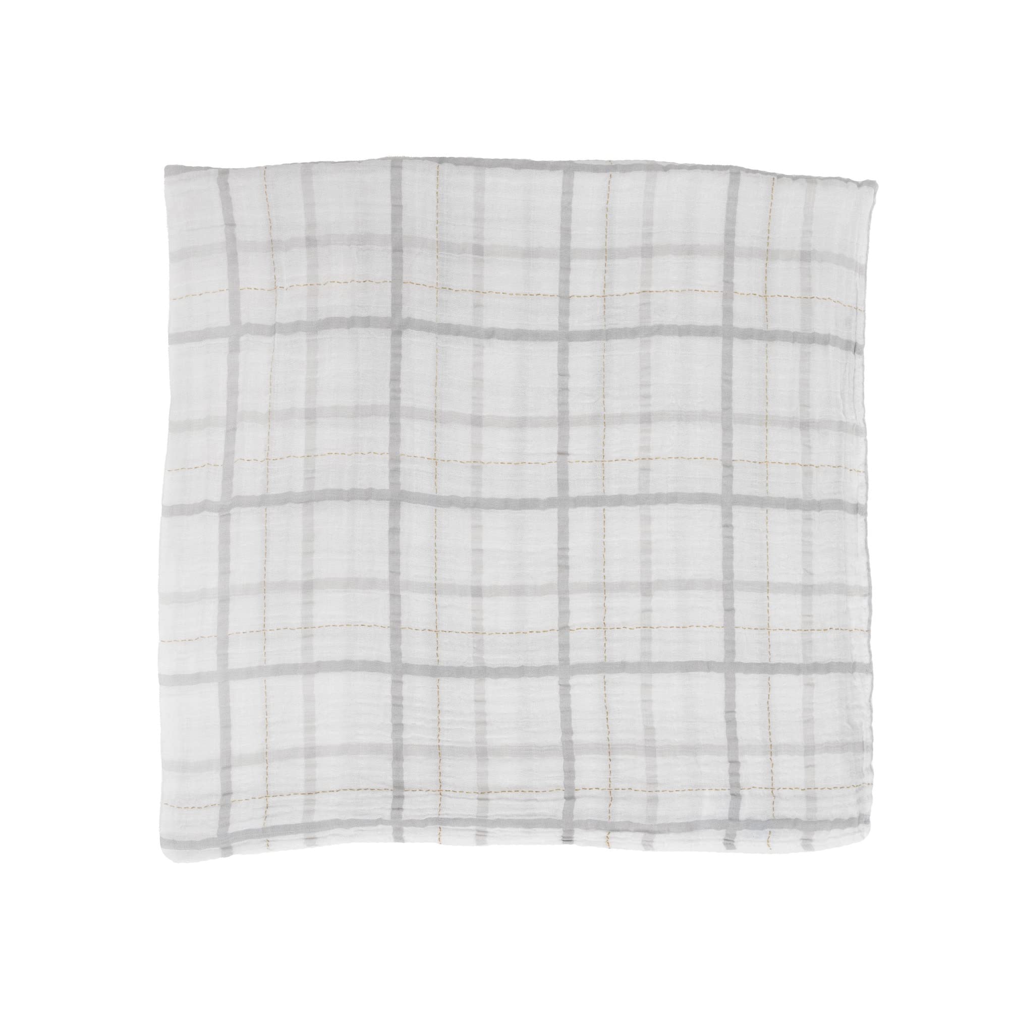 Little Unicorn swaddle folded neatly for travel and on-the-go ease