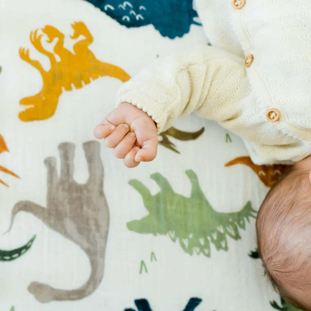 Machine-washable Little Unicorn sheet stays soft and colorfast after washing.