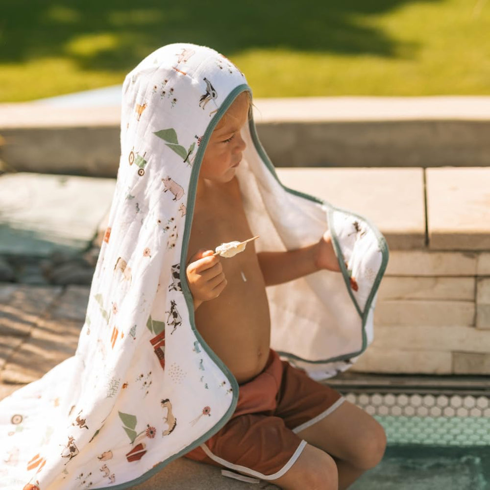 Gentle fabric blend stays soft and comfortable on young skin.
