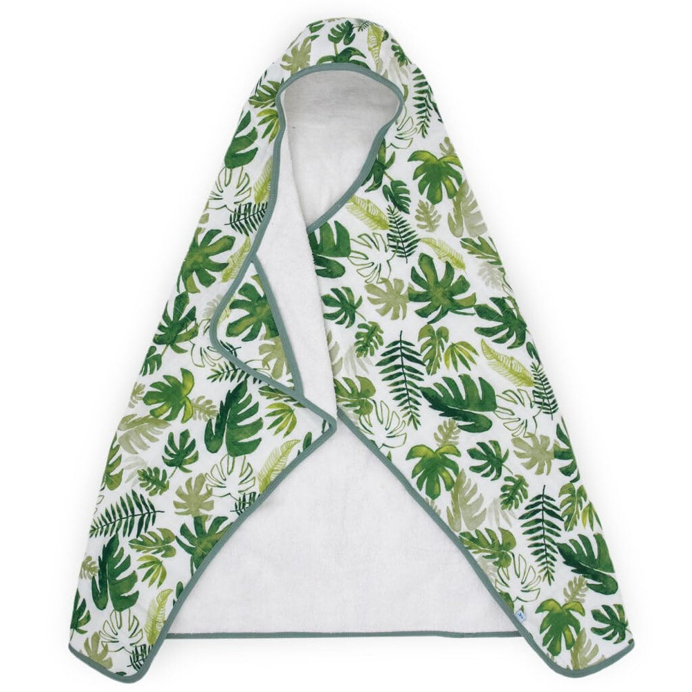 Great for beach or pool days, Little Unicorn hooded towel provides a cozy cover