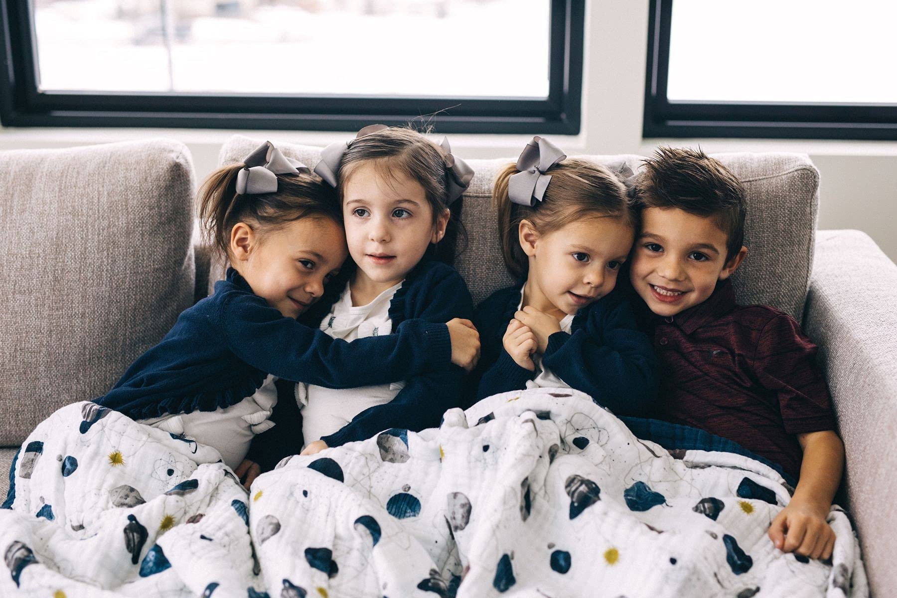 Little Unicorn Premium Quilted Throw breathable muslin keeps comfort during outings.