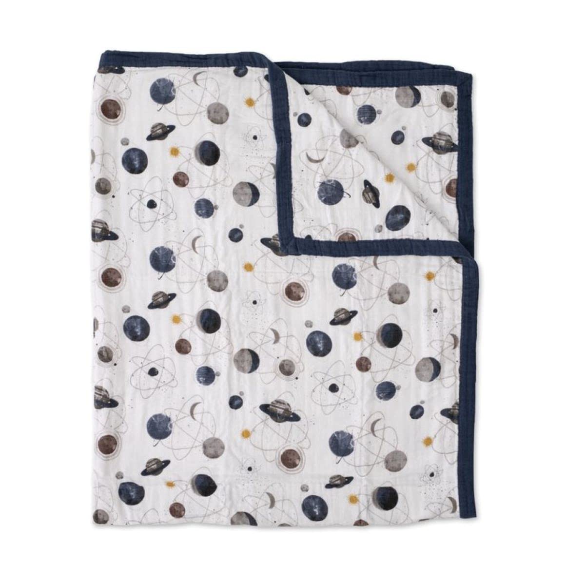 Little Unicorn Premium Quilted Throw with soft texture for cozy cuddles and warmth.