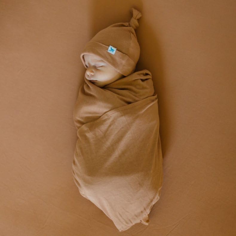 Little Unicorn pressed petals swaddle blanket gift-set ready packaging appeals to new parents