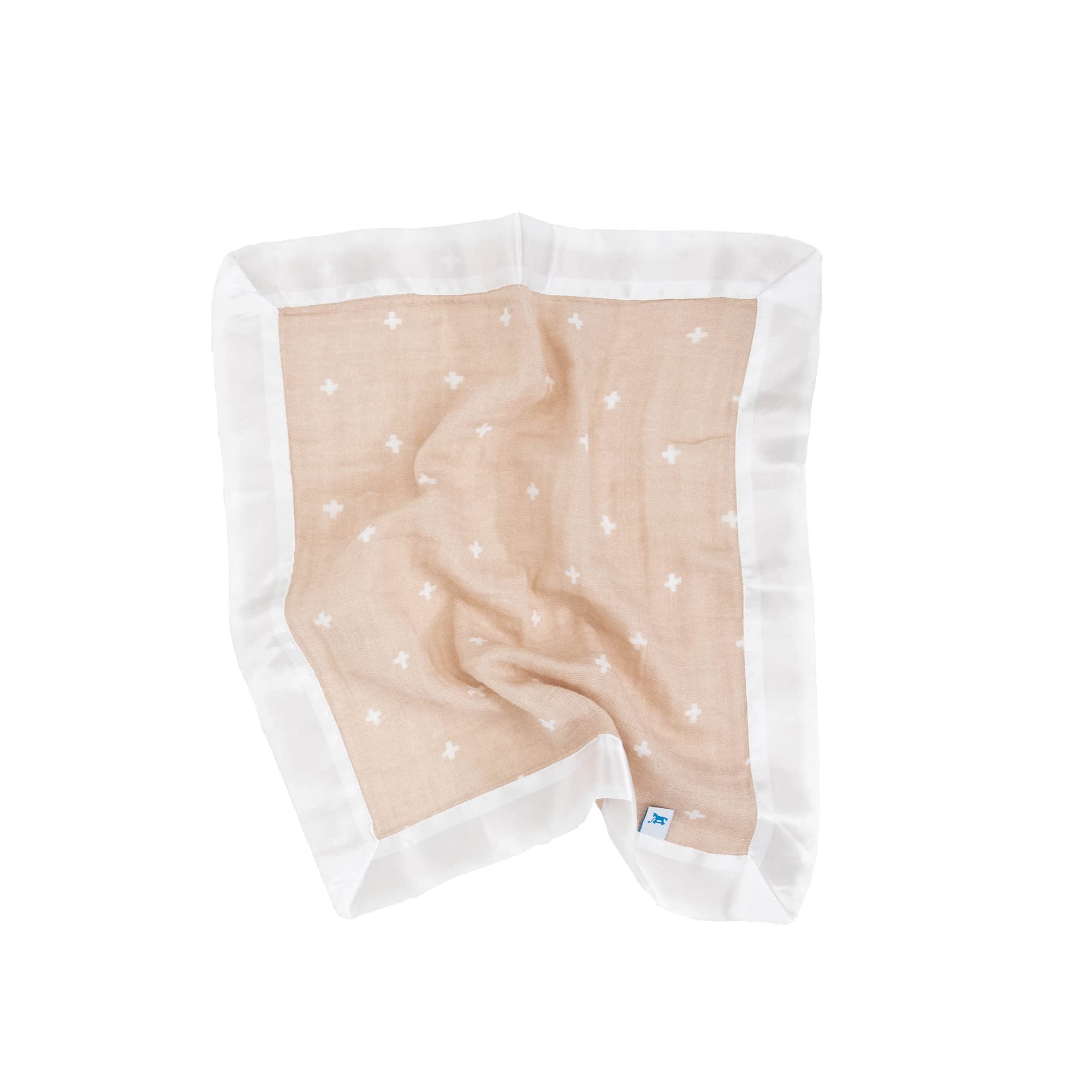 Little Unicorn 16-inch square cotton muslin blanket sized for tiny hands