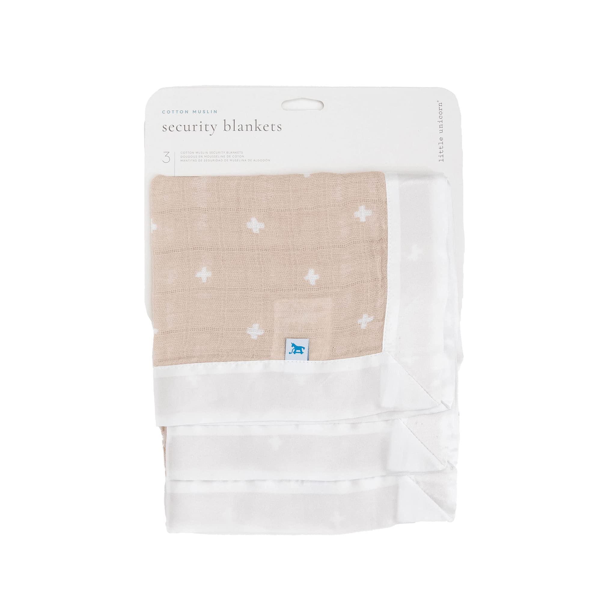 Little Unicorn machine washable design simplifies cleanup and keeps softness long lasting