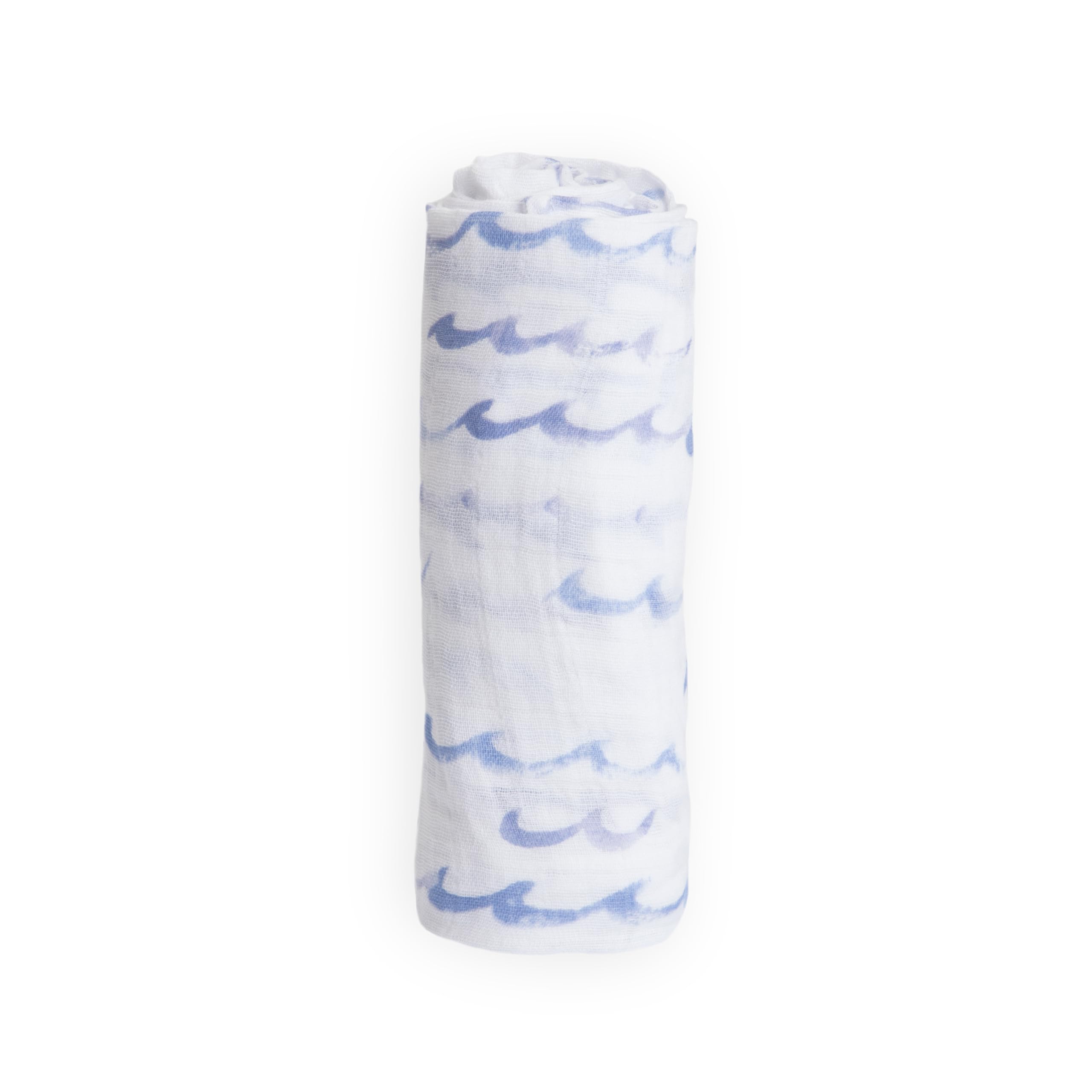 Little Unicorn soft muslin swaddle delivers gentle texture for cozy cuddles.