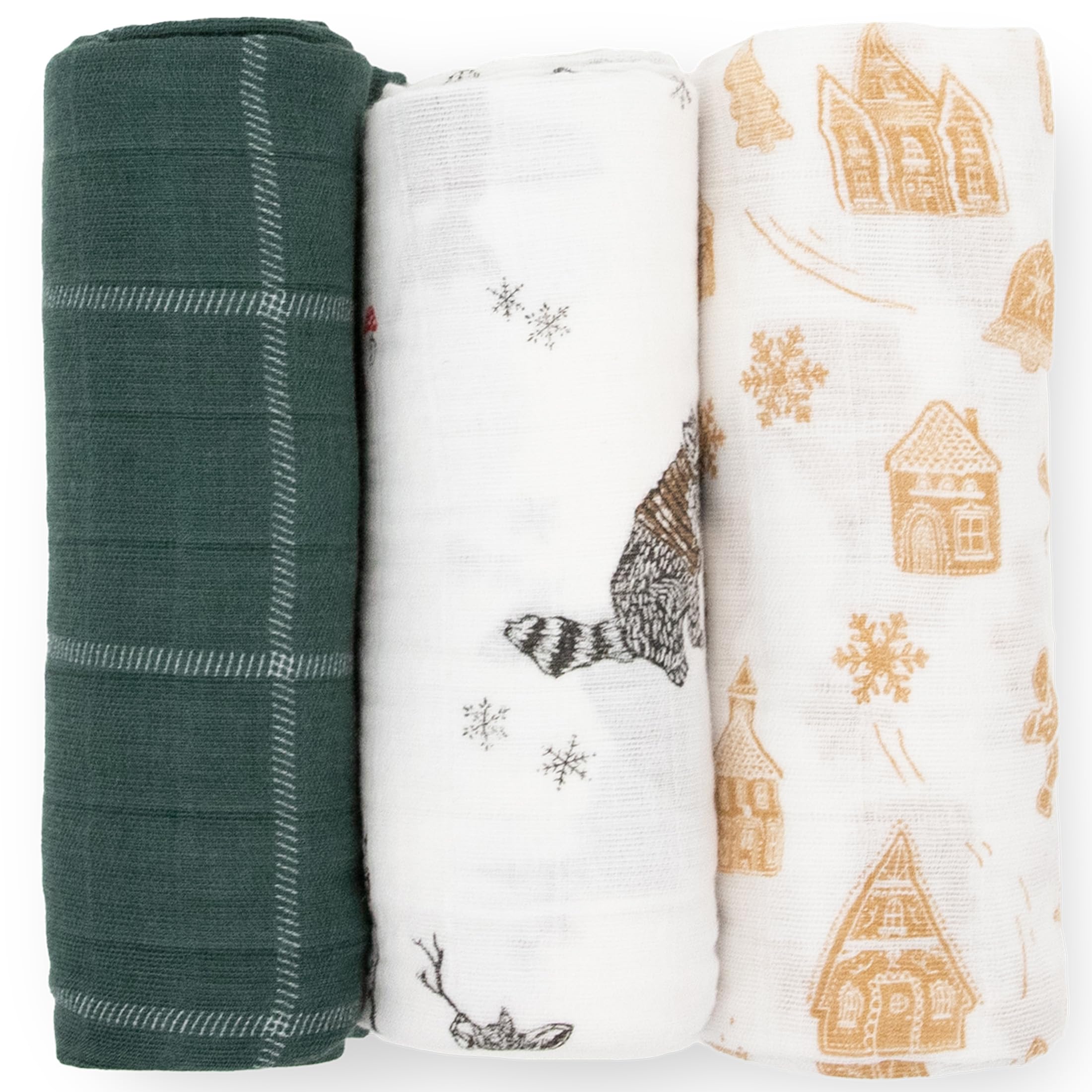 Machine washable Little Unicorn swaddle blankets for easy care