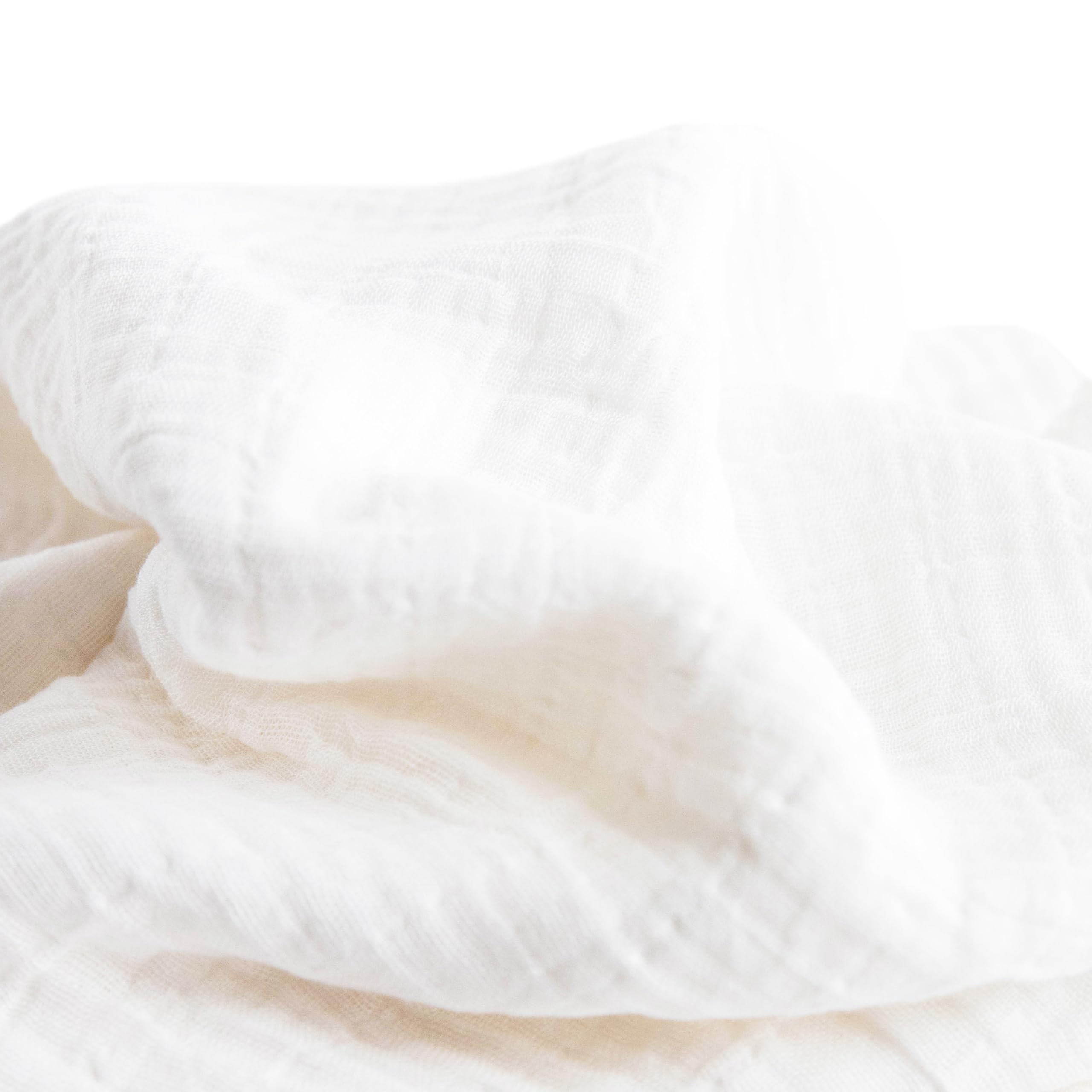 Little Unicorn cotton swaddle is machine washable and colorfast for busy homes.