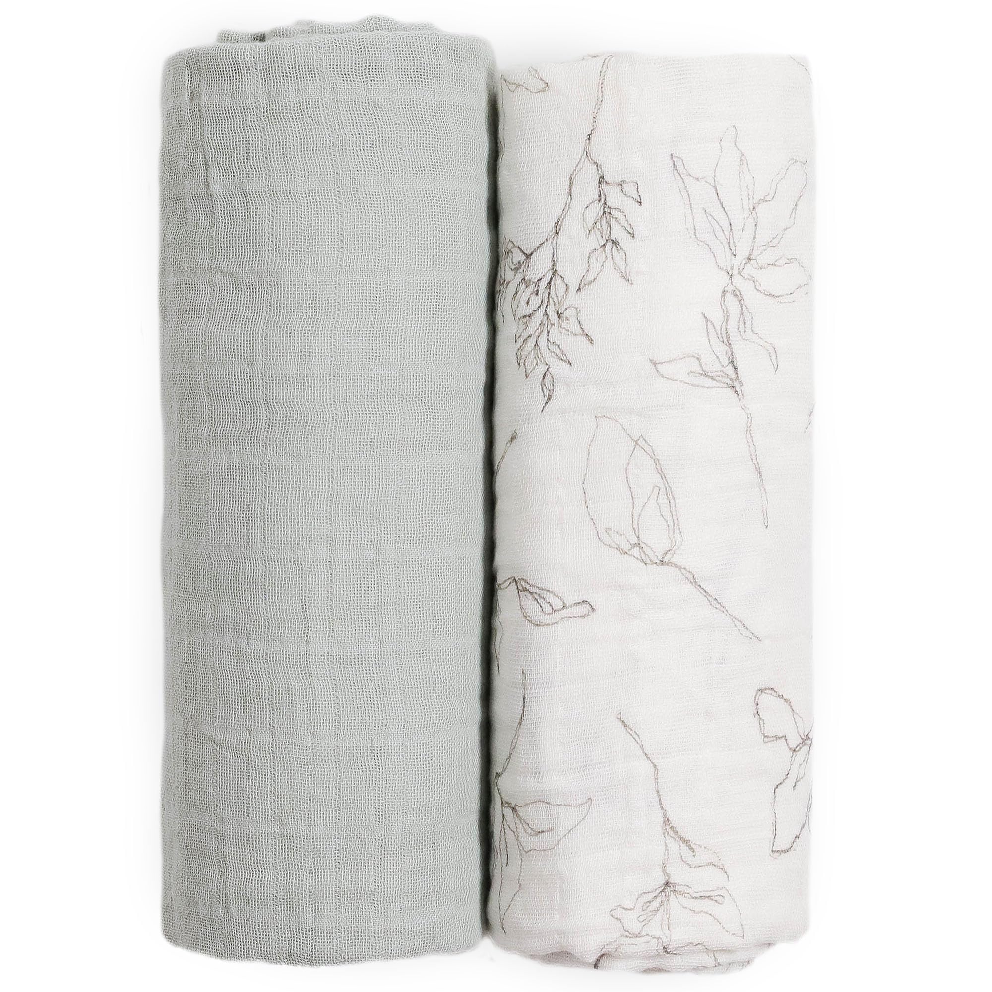 Little Unicorn 47 inch square swaddle for easy wrapping and breathability