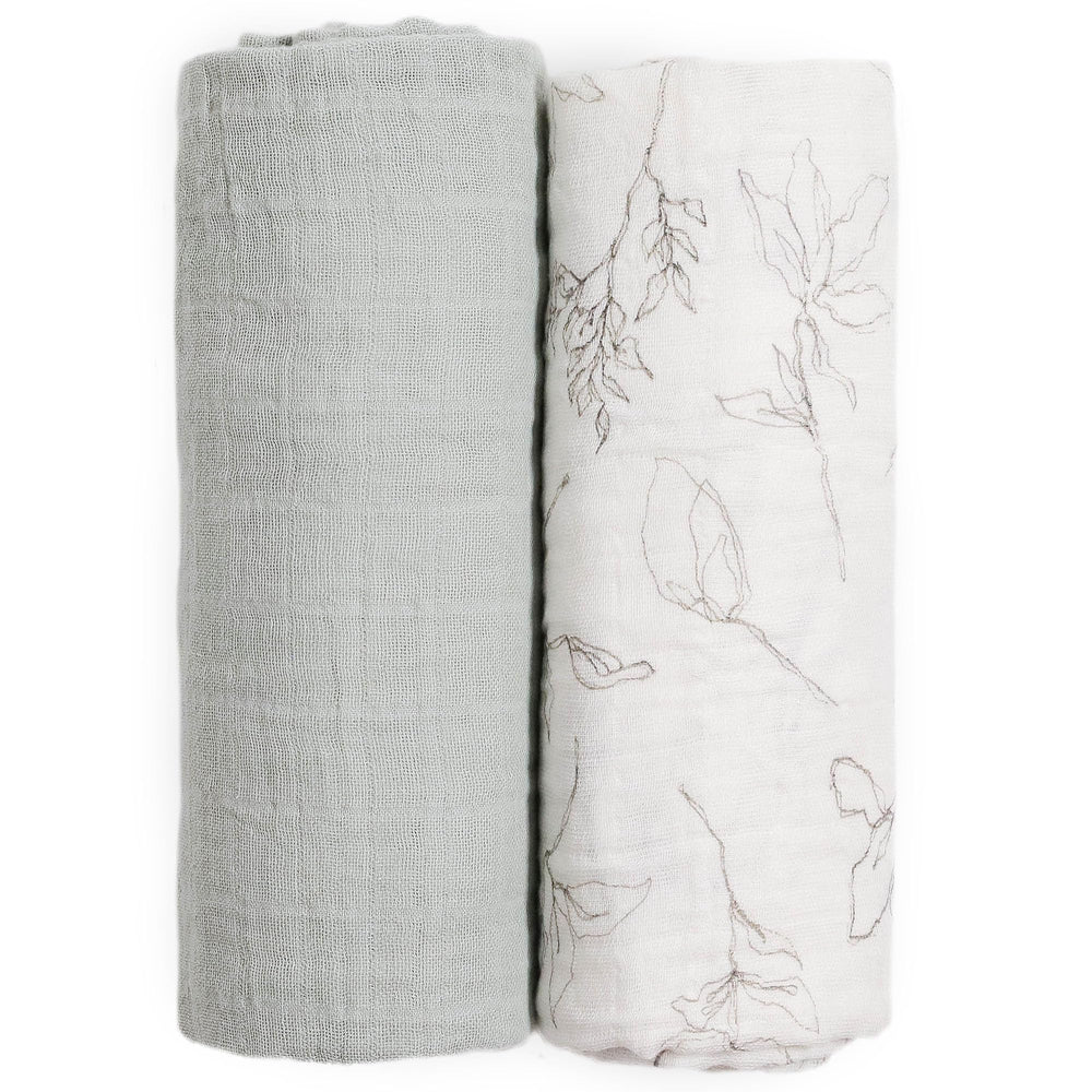Little Unicorn 47 inch square swaddle for easy wrapping and breathability