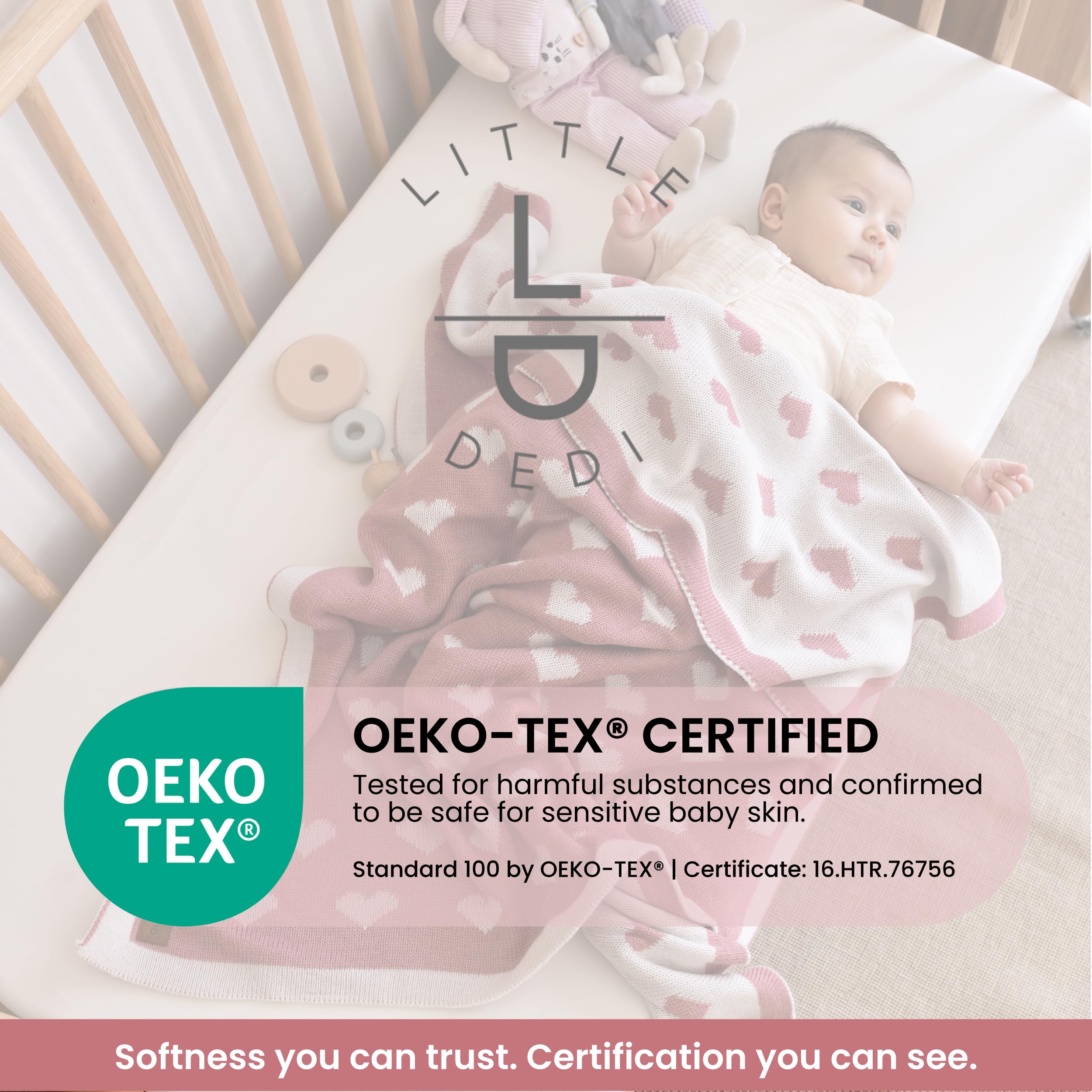 Little Dedi gift-ready packaging with bow, ideal for newborn gifting.