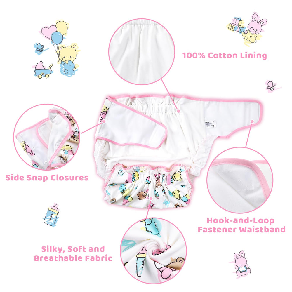 LittleForBig adjustable snap closures for a secure, customizable fit