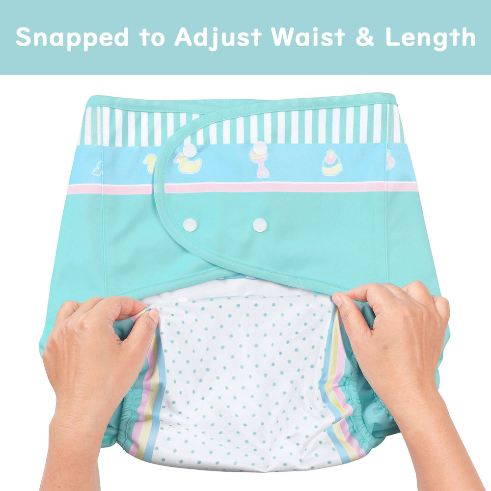 Littleforbig Baby Parade wrap available in sizes S to L for a tailored fit.