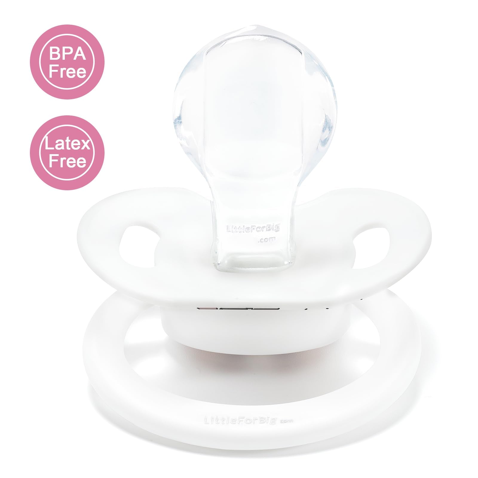 LittleForBig Bigshield Gen II clear silicone nipple offers smooth use