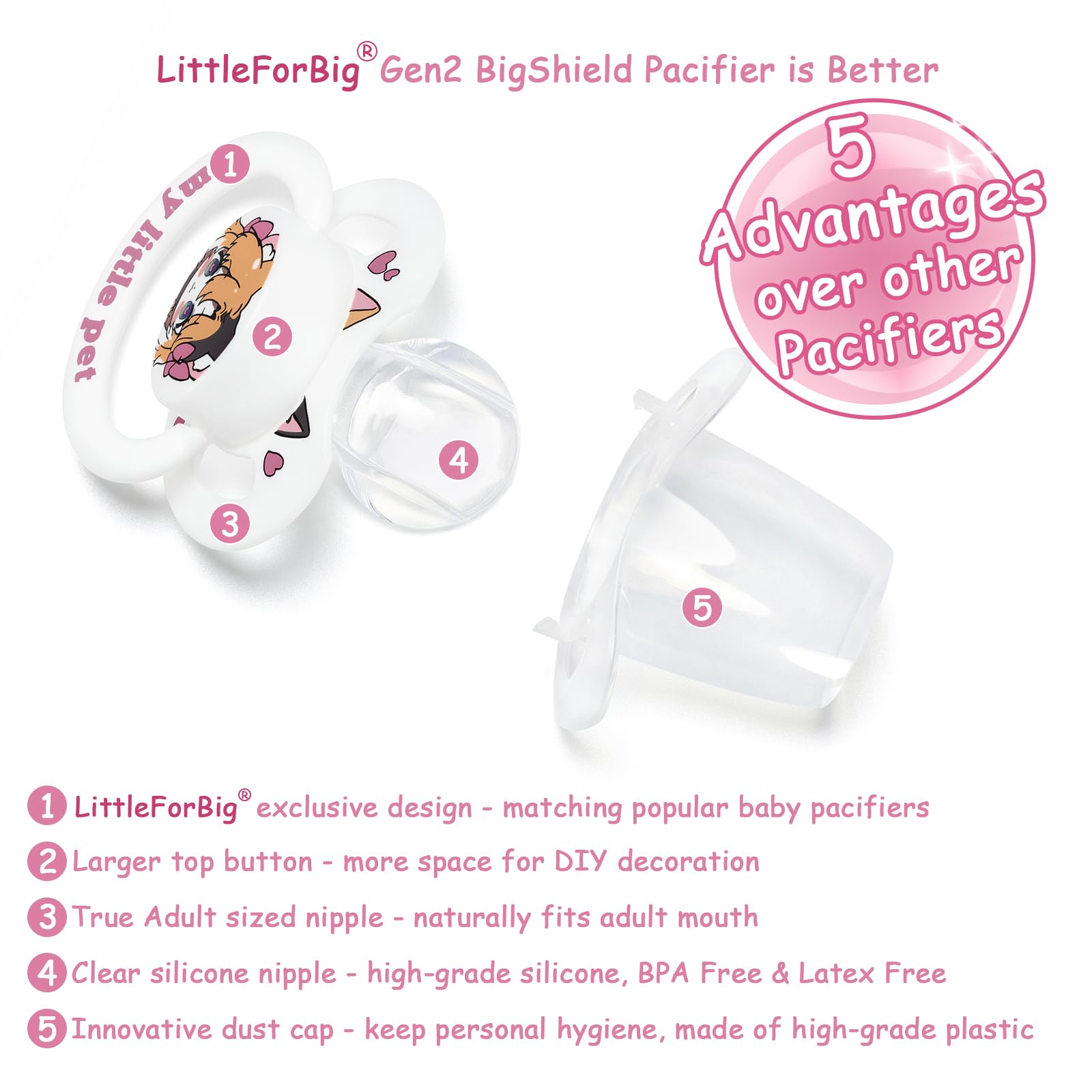 LittleForBig Bigshield Gen II shield for secure fit and easy handling