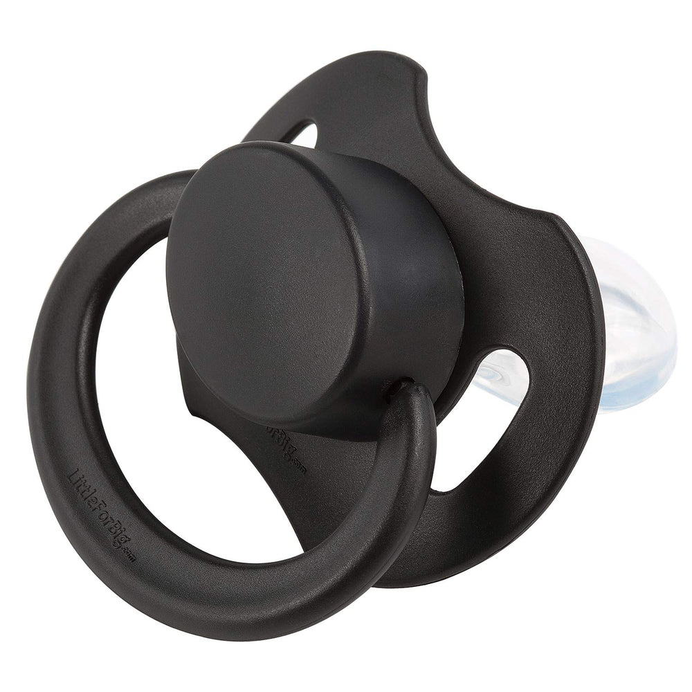 LittleForBig Bigshield Gen-II pacifier button for easy DIY decoration.