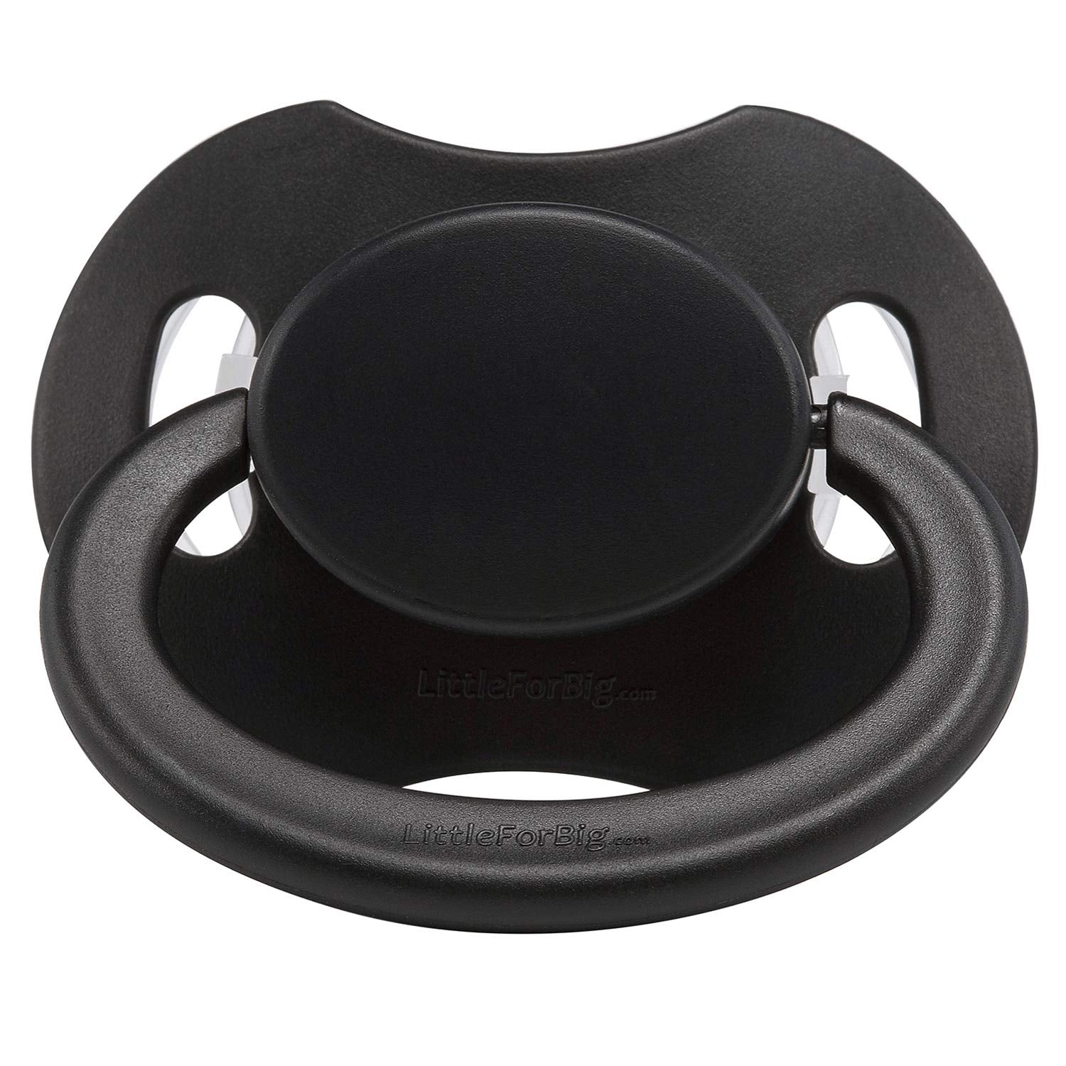LittleForBig Bigshield Gen-II pacifier black shield for everyday comfort.
