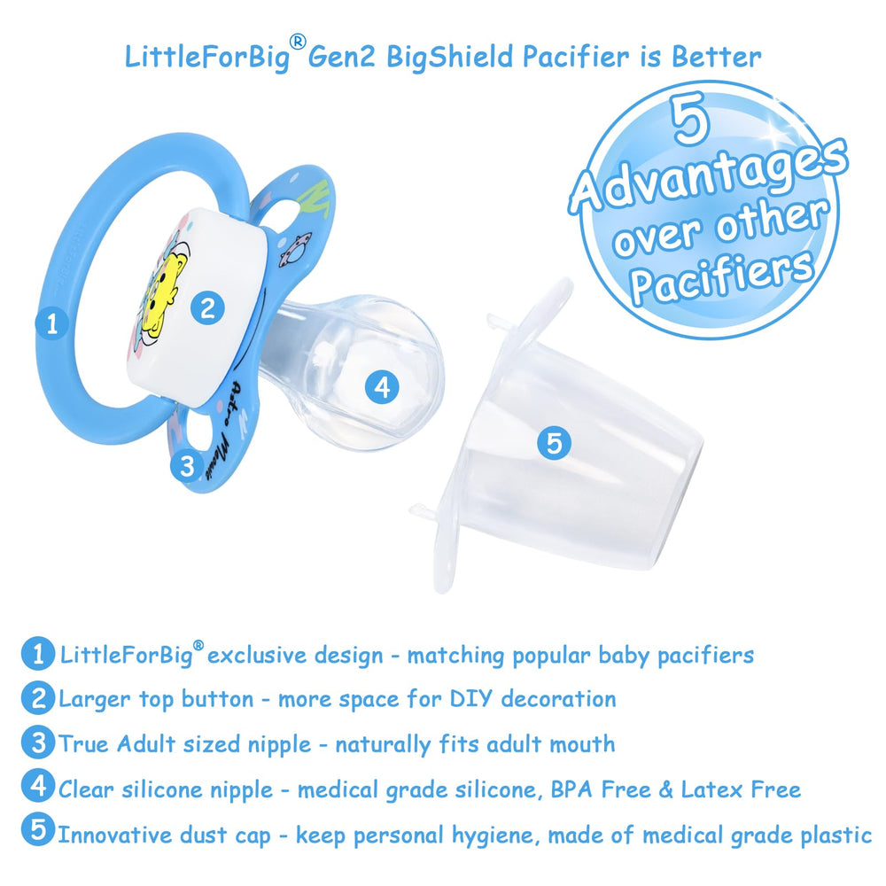 LittleForBig Bigshield Gen-II decorative button focus supports DIY customization
