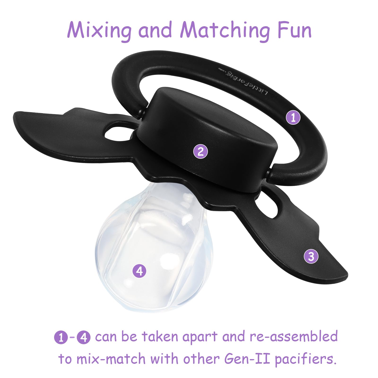 LittleForBig Bigshield Gen-II silicone nipple offers comfortable fit and skin-friendly use.